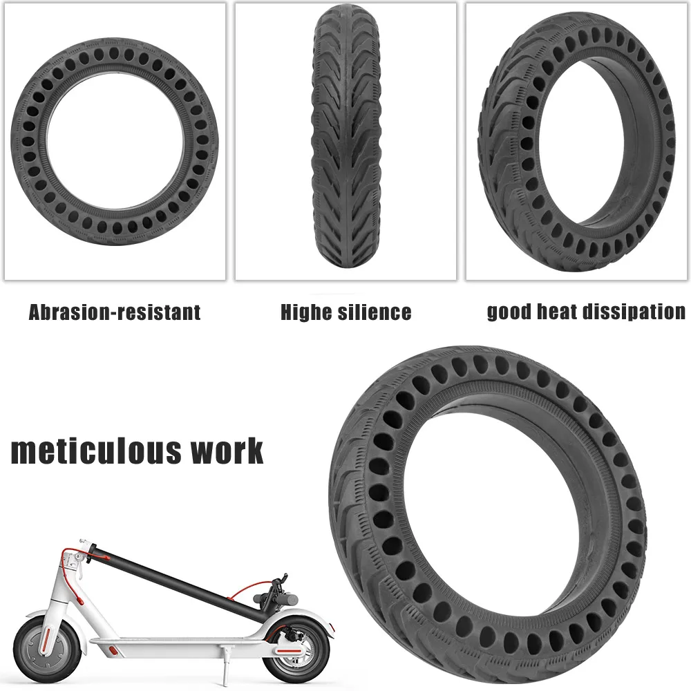 8.5 inch Tyre for Xiaomi M365 1S Pro Pro2 MI 3 Kick Scooter Electric Scooter Rubber Solid Tire Anti-puncture Damping Tyres