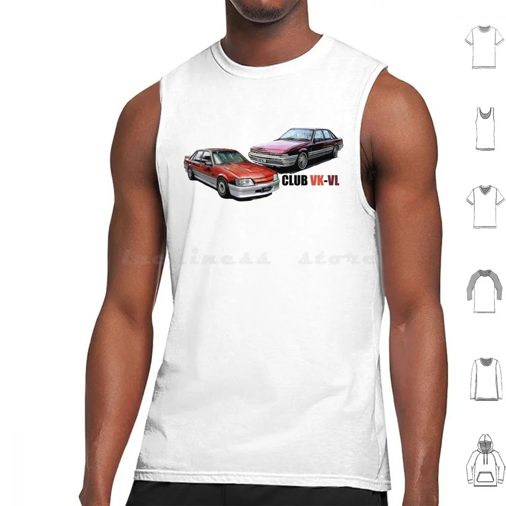 Club Vk-Vl Calais Tank Tops Vest Sleeveless Club Vk Vl Holden Commodore Car