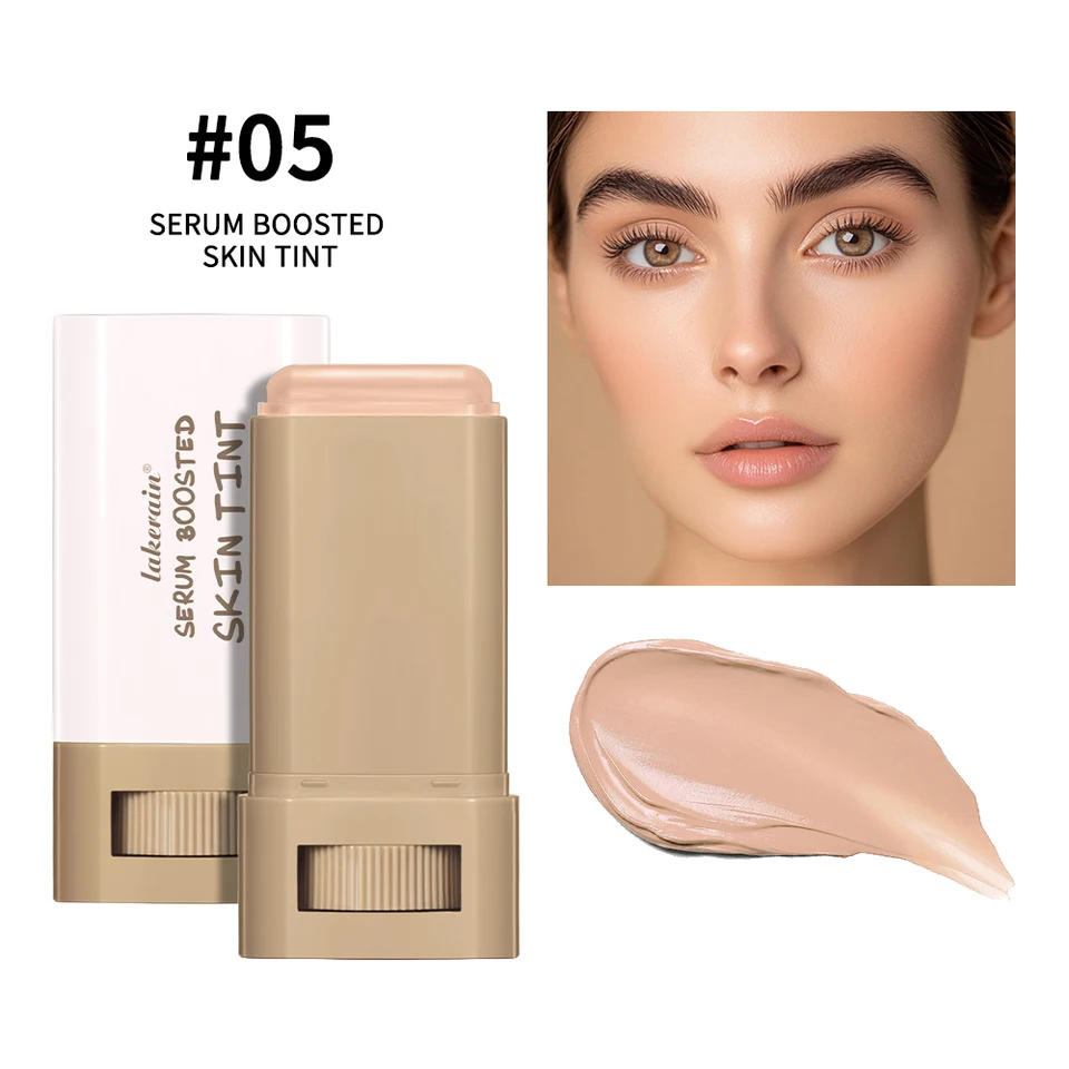 New Balm Serum Boosted Skin Tint Silky Texture Moisturizing Coverage Plumper Even Skin Tone Best Stick Foundation Travel Makeup, image 10