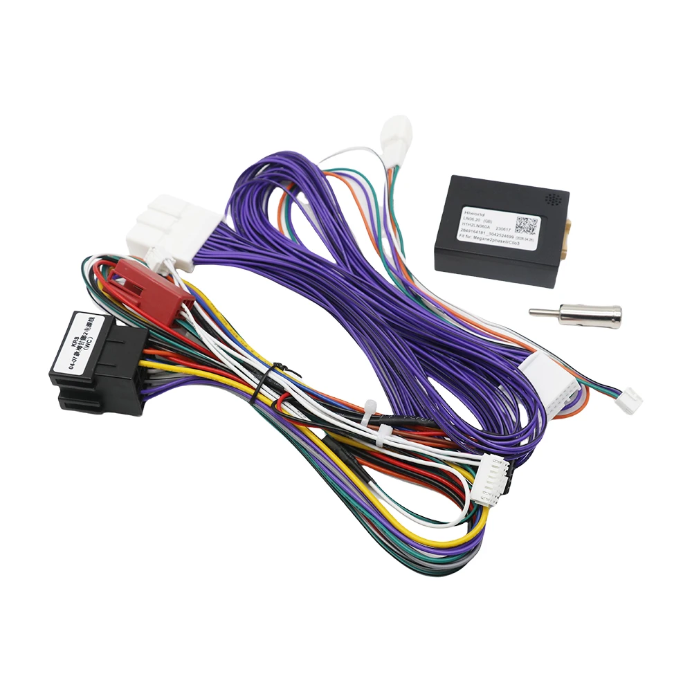 

Для RENAULT Megane 2 2004-2007 автомобильный радиоприемник жгут проводов CANBUS Box декодер адаптер Android стерео монтажный комплект