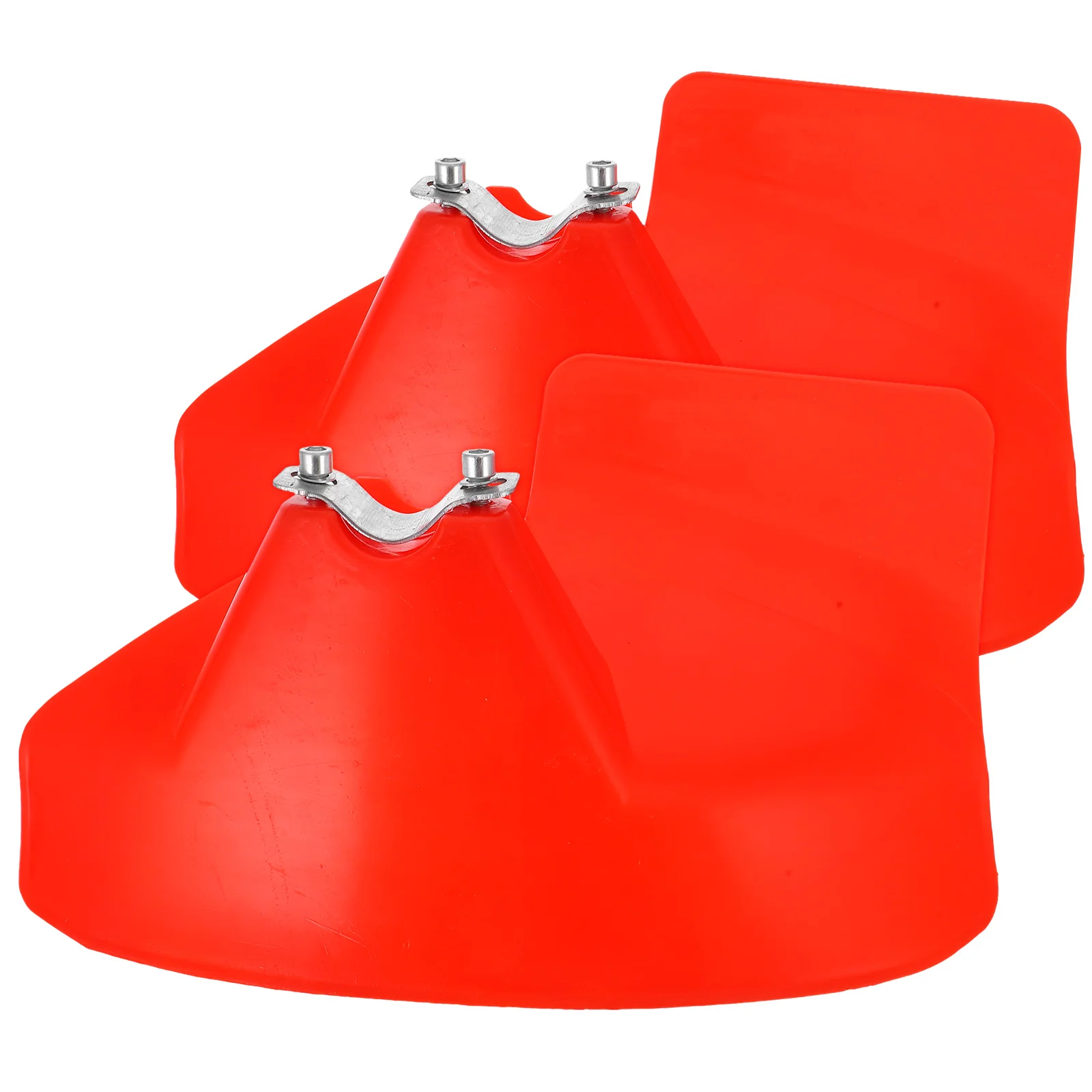 

2 Pcs Grass Baffle Plate Lawnmower Parts Trimmer Accessories Block Home Cover Guards Mower Tools Replacement