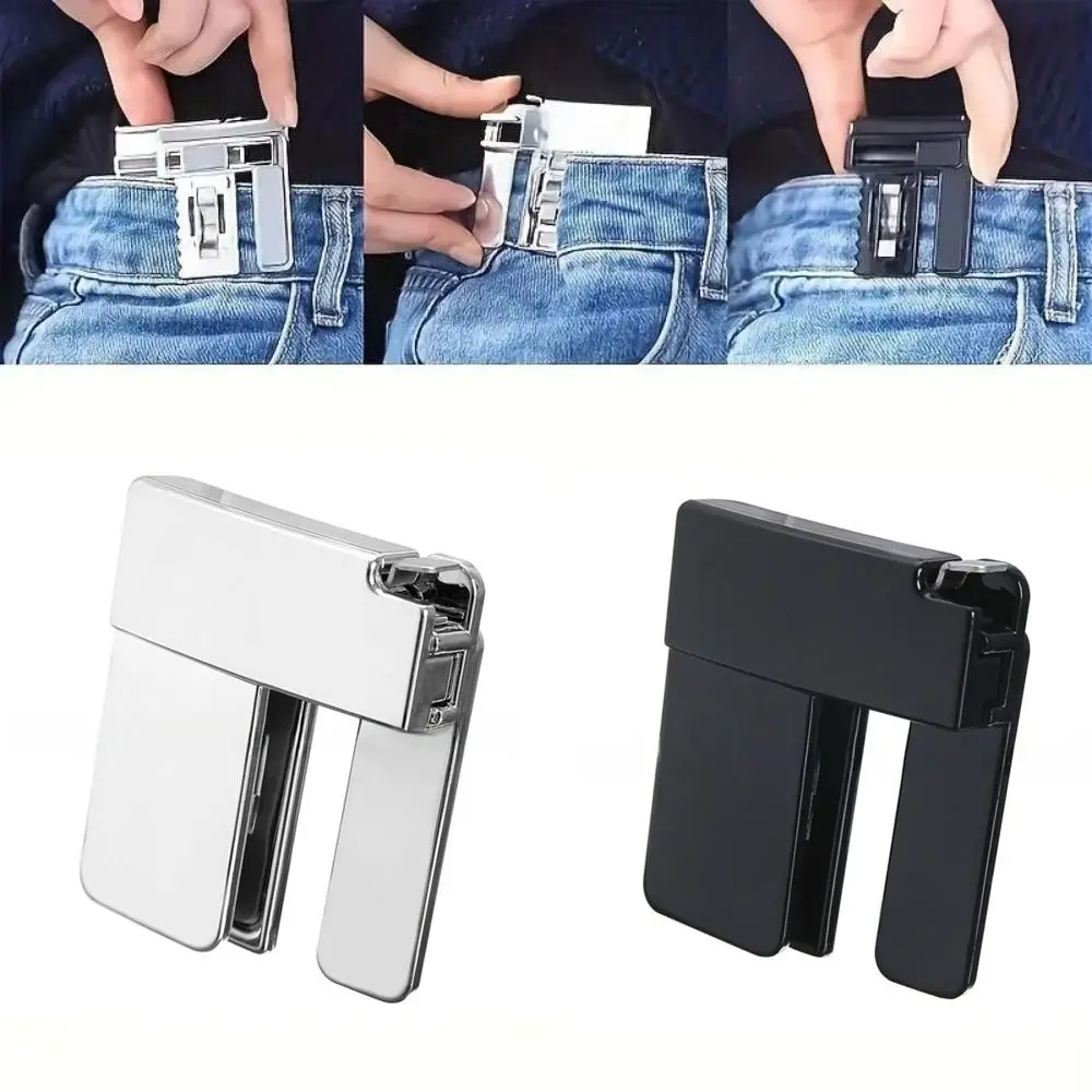 

Removable Folding Belt Buckle Multifunctional Convenient Pants Adjustment Buckle Portable Waist Shrink Clip