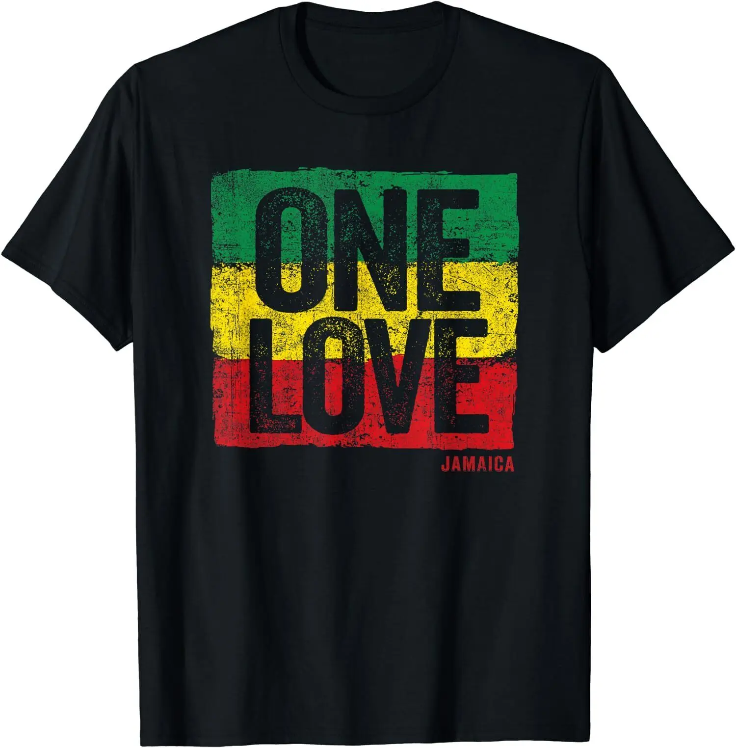 Eine Liebe Jamaika Reggae Vintage jamaika nischen Souvenir Geschenk Unisex T-Shirt