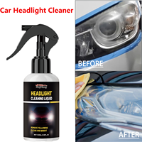Car Headlight Repair Liquid Spray Car Light Polisher Cleaning Oxidation Auto Paint Refurbish Agent Headlight Maintenance Tool
