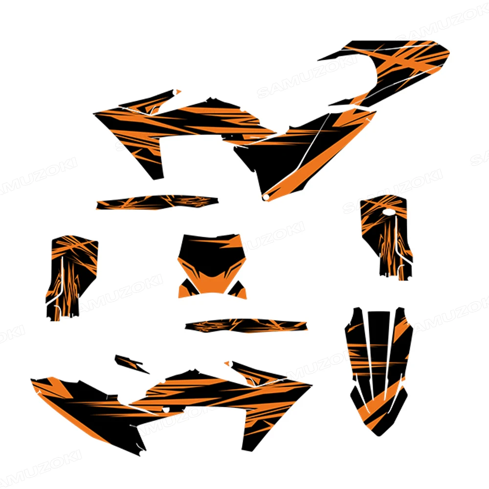 For SX SXF XC-F 2023-2025 EXC EXCF XCW 2024-2026 150cc-450cc Models Motorcycle Graphics Decals Stickers Background