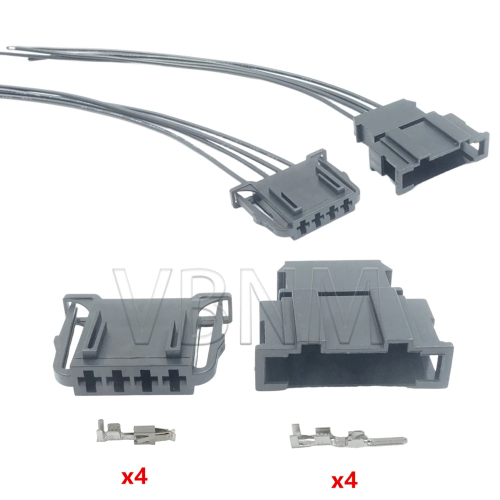 4 Pin 4D0972704 191972714 4D0 972 704 Car Door Horn Socket AC Assembly Auto Brake Light Switch Connector For VW Audi
