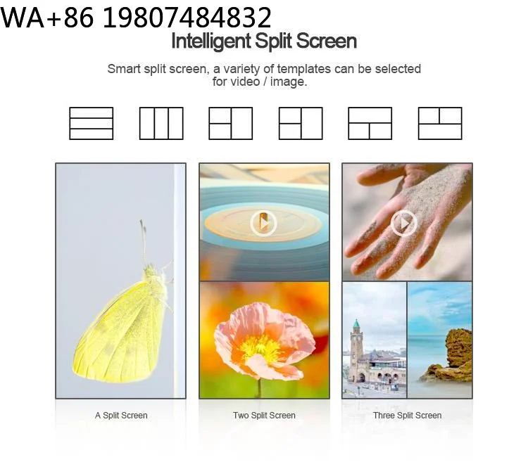 55 Inch Floor Standing Interactive LCD Touch Screen Advertising Kiosk Intelligent Digital Signage Terminal For Mall Retail