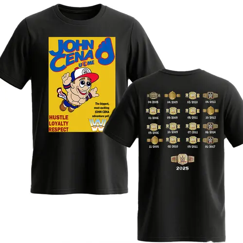 Imagen 2 del producto Camiseta John Cena Wrestling para hombre, camisetas deportivas de verano para deportes al aire libre, camisetas Unisex informales con cuello redondo, camiseta de manga corta, ropa informal para hombre