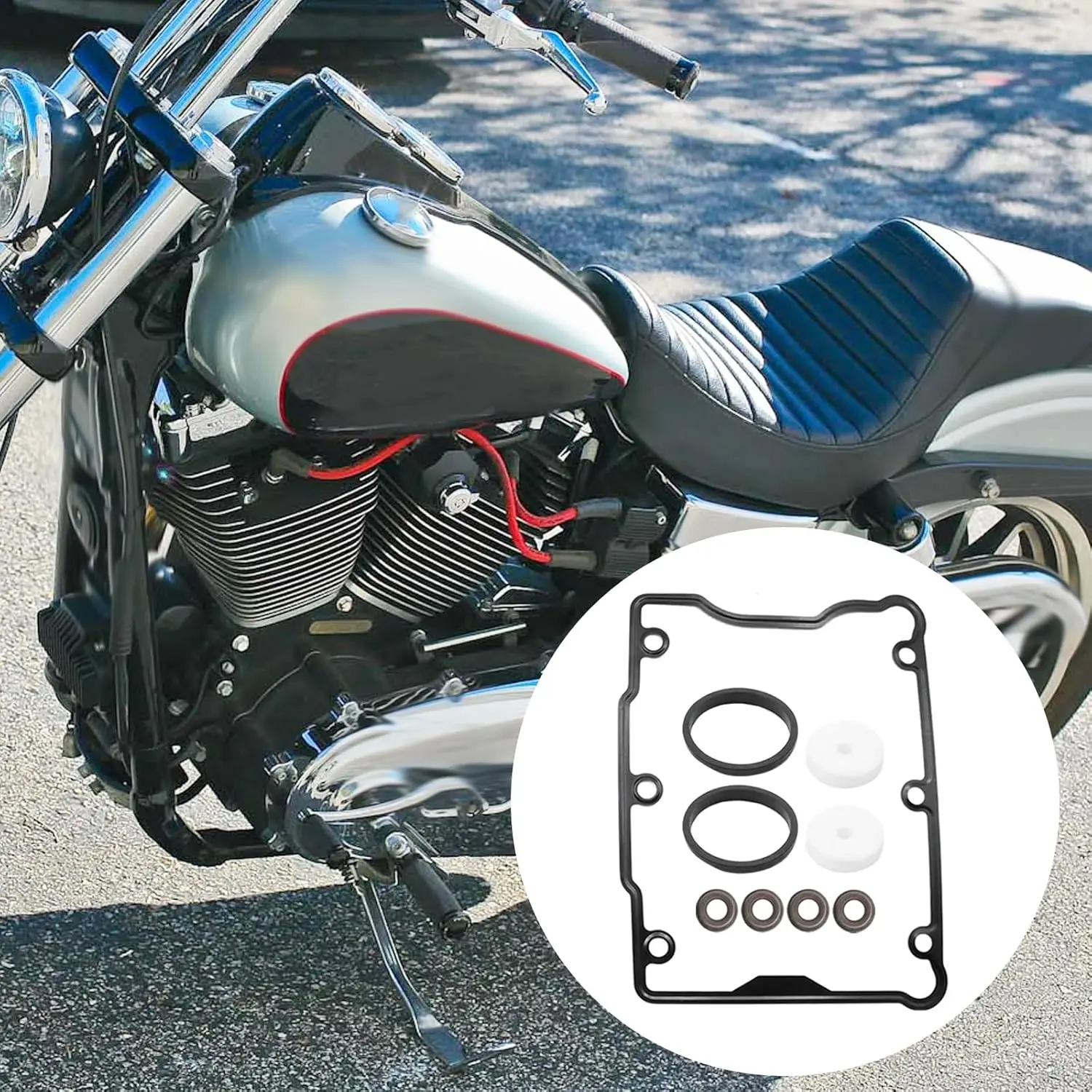Cylinder Top End Gasket Kit, Replacement for Harley 1550 Twin Cam 95CI Big Bore 1999-2006