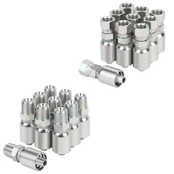 1/2 Hose x 1/2 JIC 37 Degree Female Swivel Hydraulic Hose Crimp Fittings or 1/2 Hose x 1/2 NPT Male Hydraulic Hose Crimp Fitting