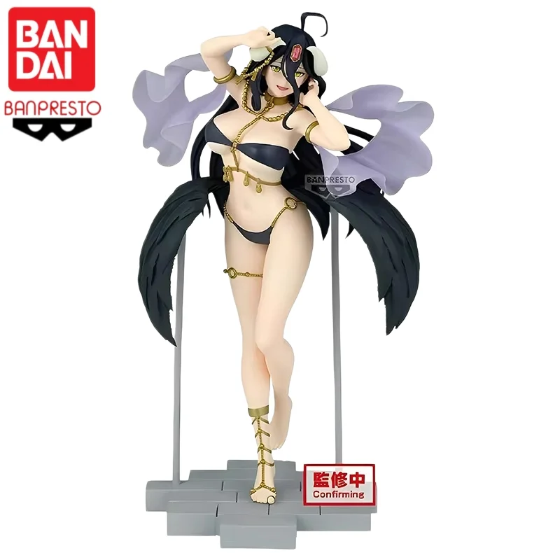 

В наличии: Оригинальная коллекционная фигурка Bandai Banpresto Overlord Albedo, модель персонажа аниме, статуэтка, сувенир