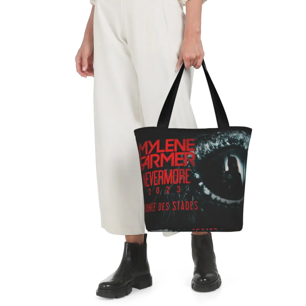 2023 Mylene Farmer Nevermore Handbag Accessories Trend For Unisex Shopping Bags