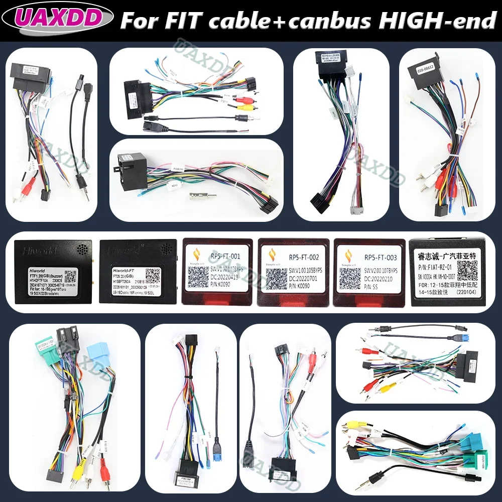 

FOR FIAT DUCATO Argo TORO UNO Strada DOBLO FIORINO 500X 500L EGEA STILO PERLA VIAGGIO OTTIMO Linea Car cable harness canbus box