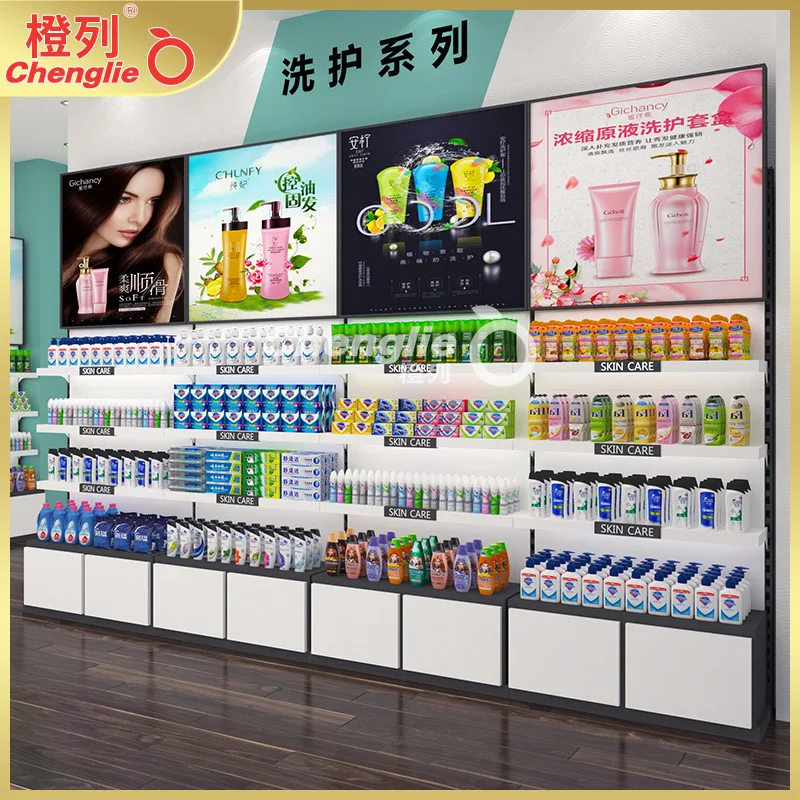 Custom. Source Factory All-Metal Paint Multi-Layer Display Cabinet Customizable Store Life Hall Products Showcase