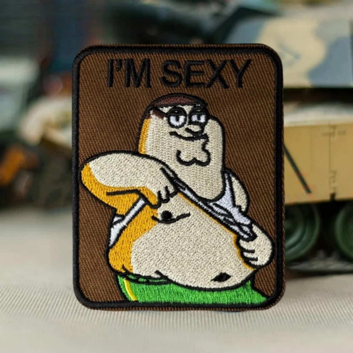 

Peter "I'm Sexy" Embroidered Hook & Loop Patches for Clothing Morale Tactical Patch Military Army Backpack Equipment Sticker