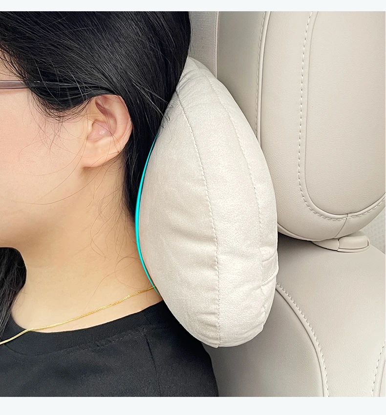 وسادة رقبة لمقعد مسند رأس السيارة من أجل NIO Firefly أثناء السفر ودعم الرقبة والإكسسوارات الداخلية #5