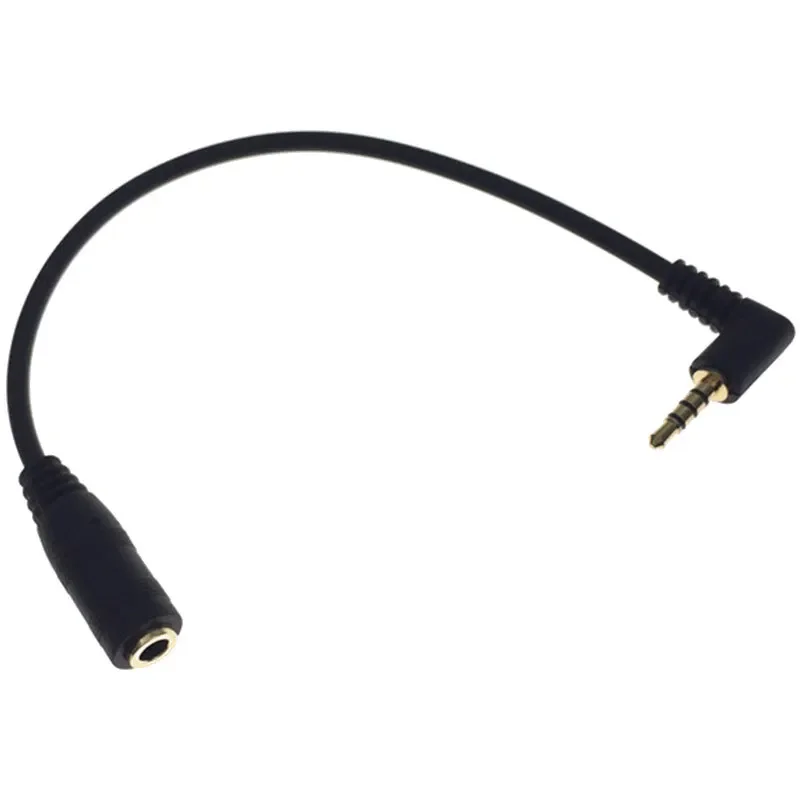 Kleine Bis Große Kopfhörer Kabel 3 Abschnitte 4 Abschnitte 2,5mm Zu 3,5mm Audio Adapter Kabel 3,5 Weibliche Zu 2,5 männlich 90 Grad Ellenbogen