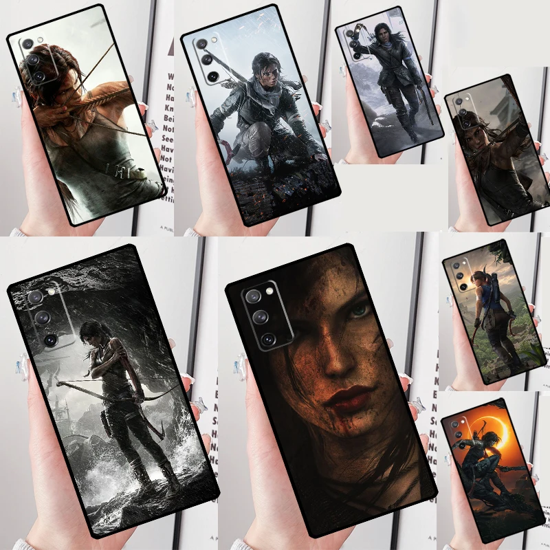 Tomb Raider Case For Samsung Galaxy S23 S22 Ultra Note 10 Plus Note 20 Ultra S9 S10 S20 S21 FE Cover