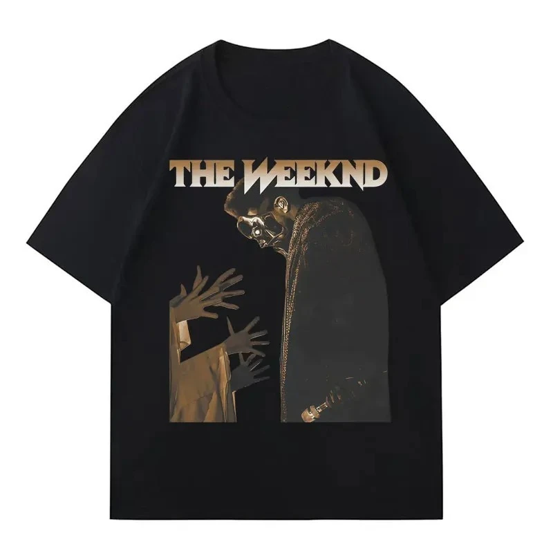 Harajuku Retro Tshrits The Weeknd Camiseta After Hours Til Dawn 2026 World Tour Fashion Cotton Short Sleeve Tshirt Cozy Clothing