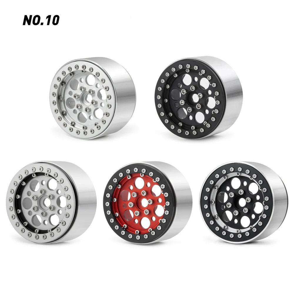 AXSPEED Alu Alloy 2.2inch Beadlock 35mm Wheel Rims Hubs for Axial SCX10 90046 Wraith 90048 TRX-4 1/10 RC  Car Upgrade Parts