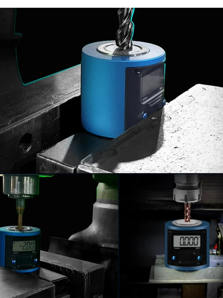 Metric Range 0-2mm Magnetic Z Axis Tool Dial Zero Pre Setter Gage