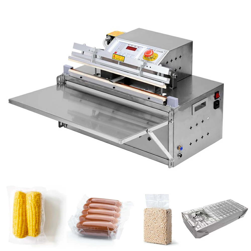 EP500 Stainless Steels Industrial Food Electric Vacuum Sealer External Portable Commercial Plastic Vacuum Packing Machines