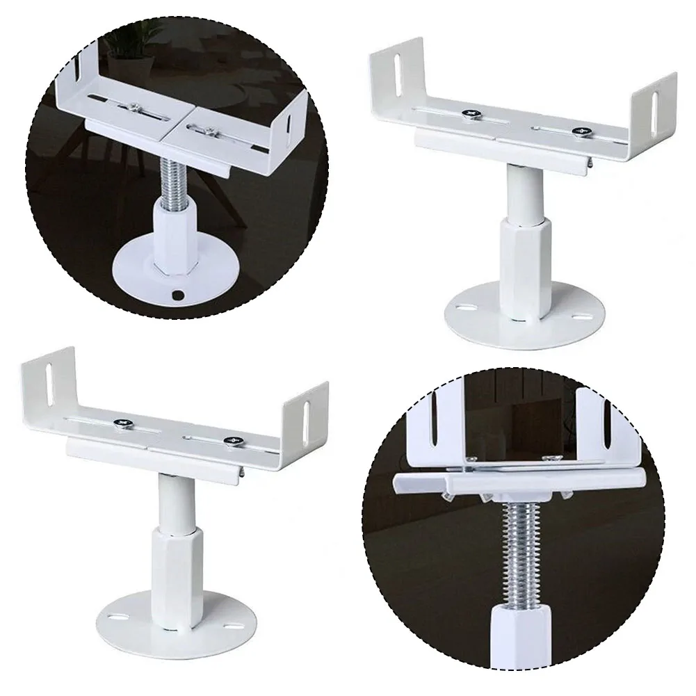 2pc Aluminum Radiator Floor Brackets For Cast Iron Radiators Adjustable Height Mounting Supports L-Shaped Configuration