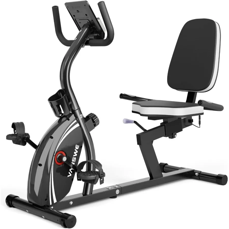 

Recumbent Exercise Bike for Adults Seniors - Ideal Home Fitness Solution with Magnetic Resistance Bluetooth Connectivity and Ap