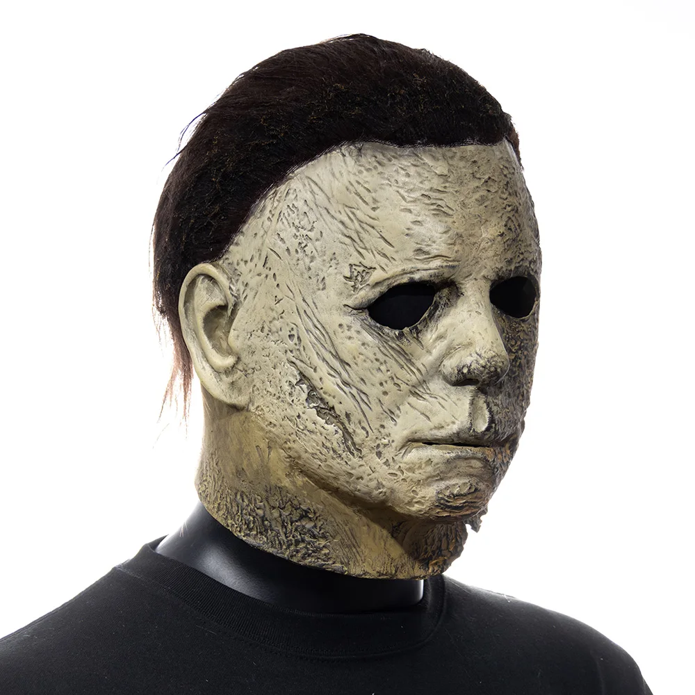 2022 Halloween Ends Michael Myers Horror Mask Cosplay Bloody Creepy Demon Killer Latex Helmet Party Carnival Costume Props image 4