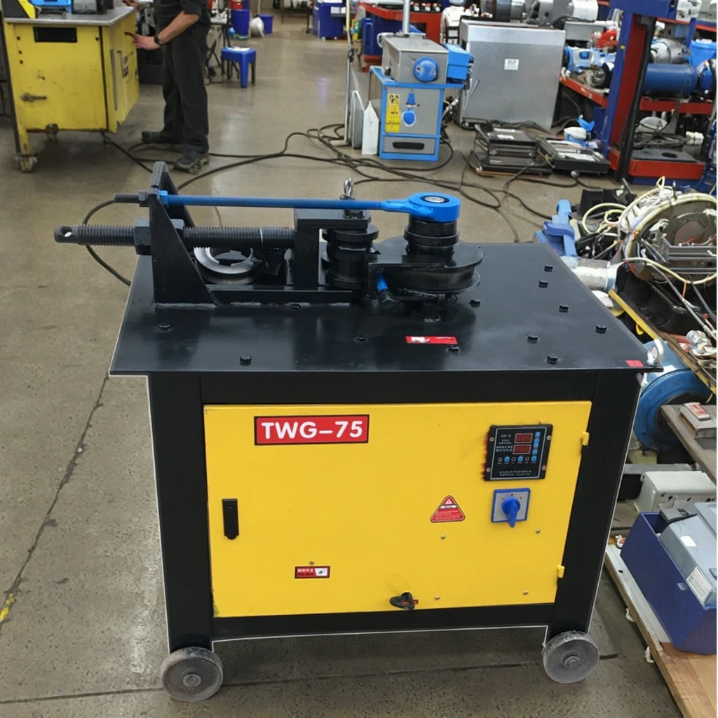 رائجة البيع آلات ثني الأنابيب اليدوية الأوتوماتيكية الهيدروليكية WG 26/38/51/76 للمعادن الفولاذ المقاوم للصدأ المربعة