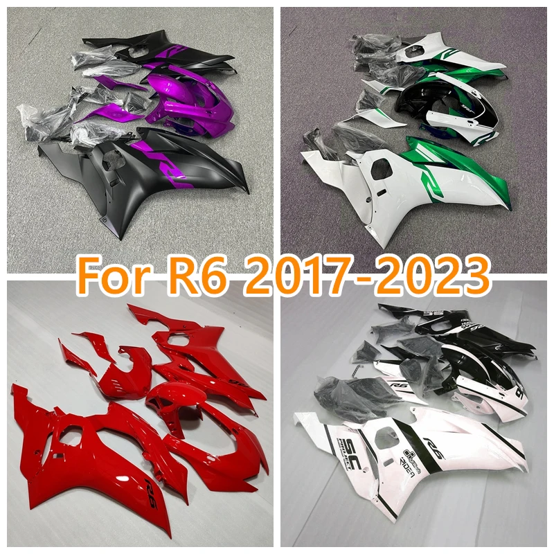 

Motorcycle Fairing Kit Injection for Yamaha 2017 2018-2023 YZFR6 YZF-R6 17 18 19 20 YZF R6 ABS Plastic Body Rebuilding Bodywork