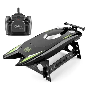 2.4G RC Boats 25KM/H High Speed ​​Racing Boat 2 Channels Dual Motor Remote Control Boats for Kids Adult Racing Boat