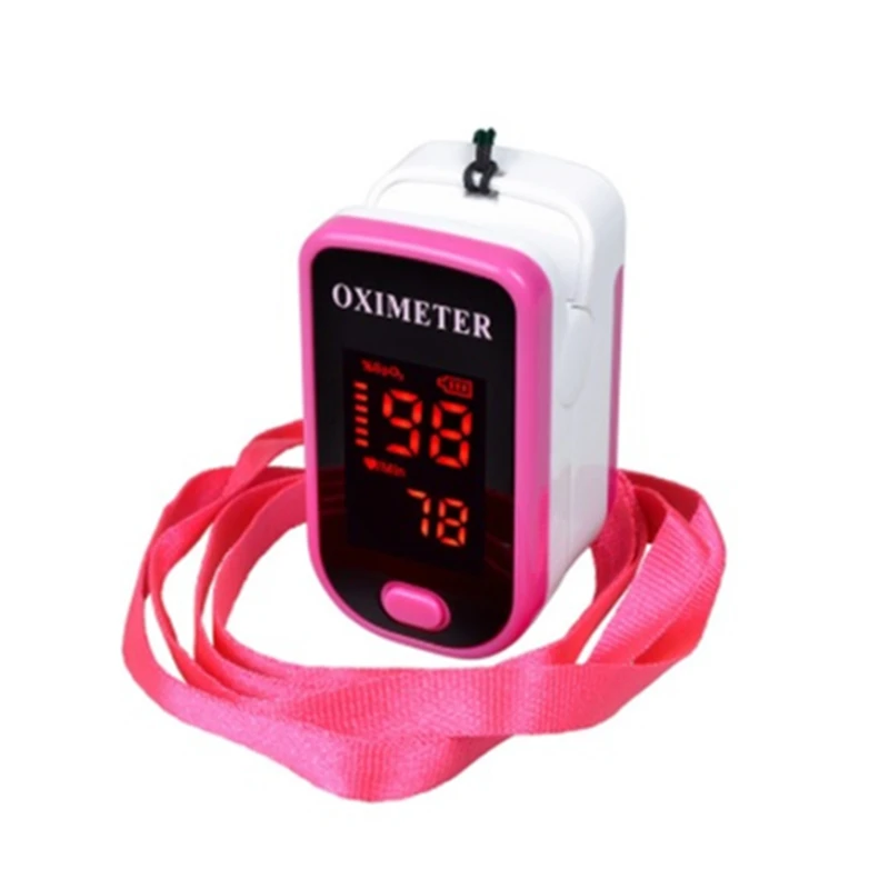 1pcs Fingertip Pulse Oximeter Oximetro de pulso de dedo Blood Oxygen Home finger Medical Heart Rate Monitor Pulsioximetro