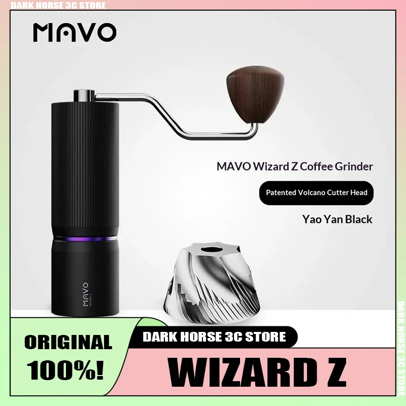 Ручная кофемолка MAVO Wizard Z, модель Wizard 2.0, с регулируемым механизмом помола для домашнего и уличного использования, для ручного заваривания эспрессо