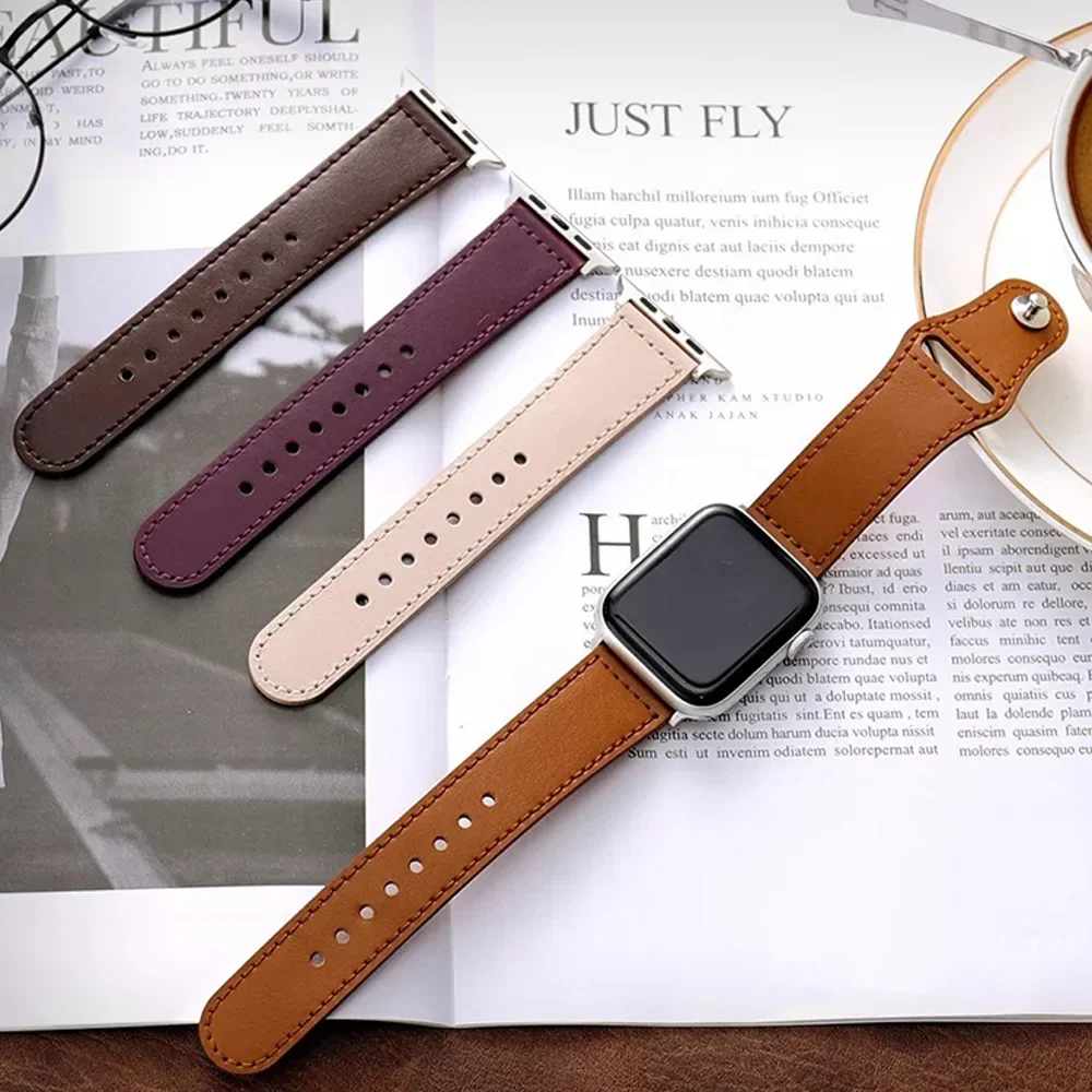 Correa de cuero para Apple watch