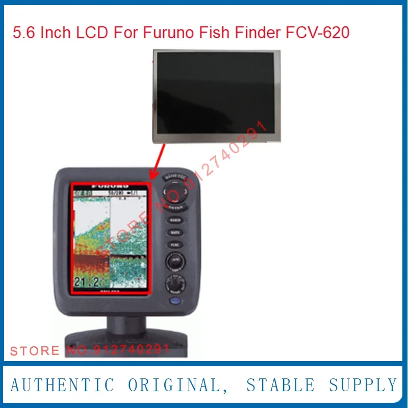 

Оригинальный 5,6-дюймовый ЖК-экран для Fish Finder FCV-620 FCV620, замена ЖК-дисплея
