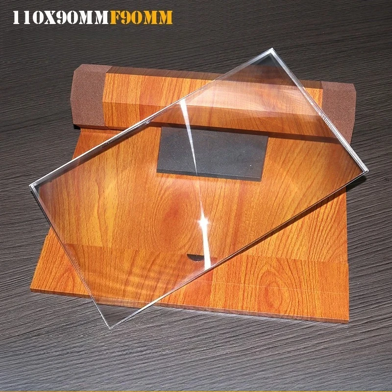 1 Pcs Fresnel Lens Multi Focal Length Fine Thread Optical Sheet for DIY Projector LED Street Stage Light Flashlight Inspection
