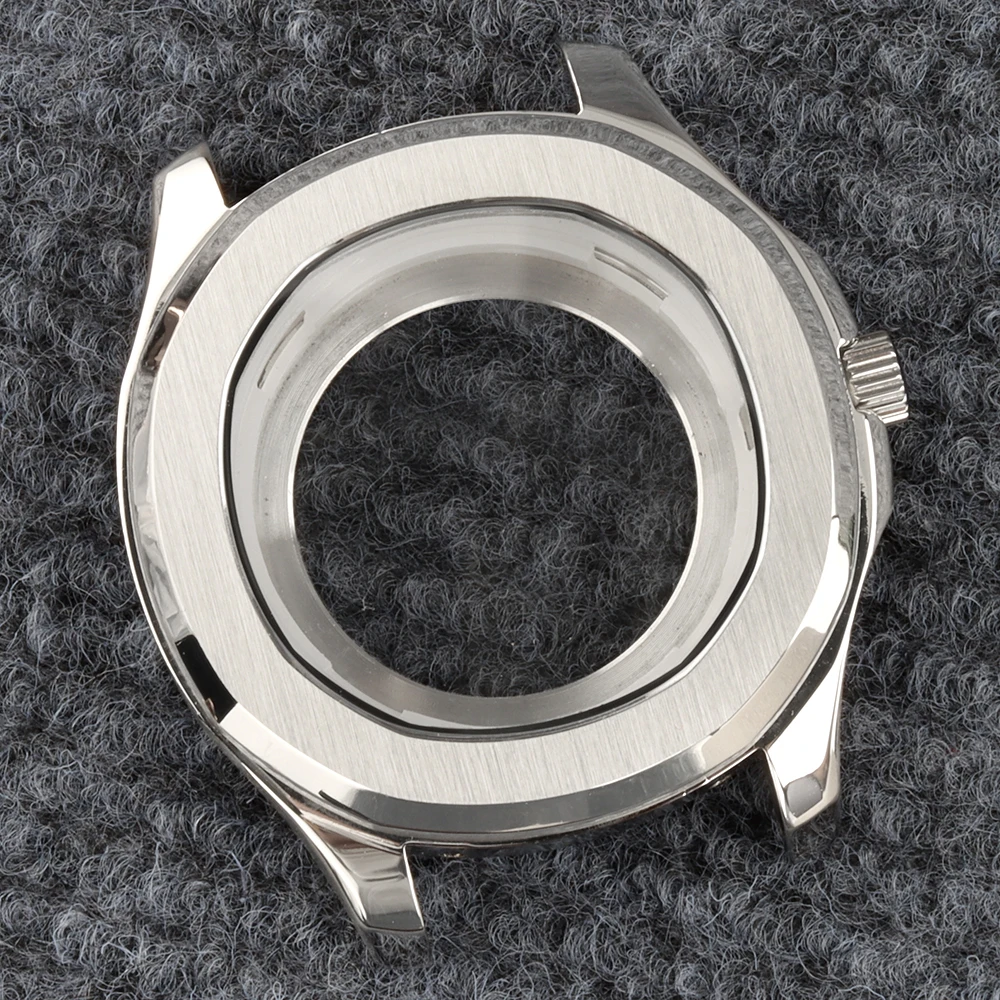 31.5MM NH35 Dial Hands 42MM Waterproof Watch Case Rubber Strap For Aquanaut NH35 NH36 NH38 Movement Watch Modification Parts