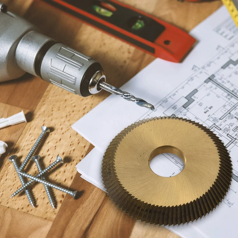 티타늄 도금 키 커팅 블레이드, 모든 수평 키 머신 디스크 커터, 60x6x16mm