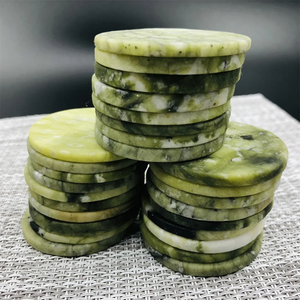 Natural Jade stone slices is a large Aquarium Mineral Flakes Natural Eyelash Extension Jade Slice Crystals