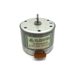 1Pcs EG-530YD-9BH Metal Double Speed Reverse Motor CCW 9 VDC 530 Motor For Audio Cassette Tape Deck Recorder Motor Accessories