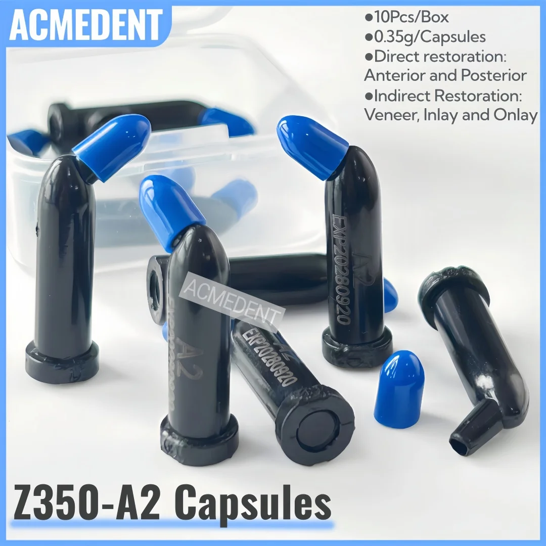 

Z350 A2 Capsule Dental Compules Unidose Light Cure Composite Resin Nano Veneer Whitening Teeth Restoration 0.35g/Capsules