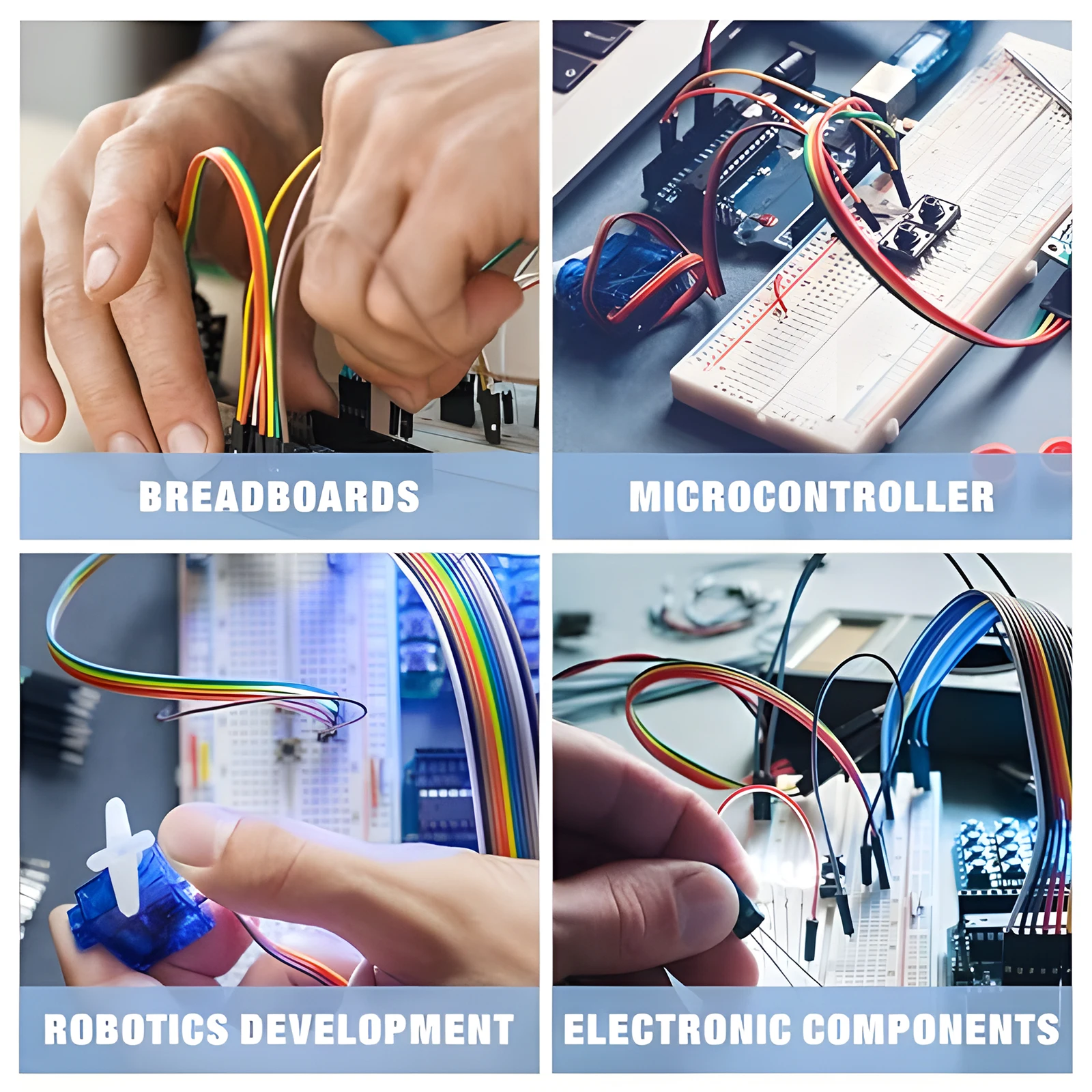 620Pcs Dupont Connector 2.54mm Kit, Pin 2.54mm Pitch Row Cable Jumper Wire Header Housing, Male Female Crimp Pins Terminal Kit