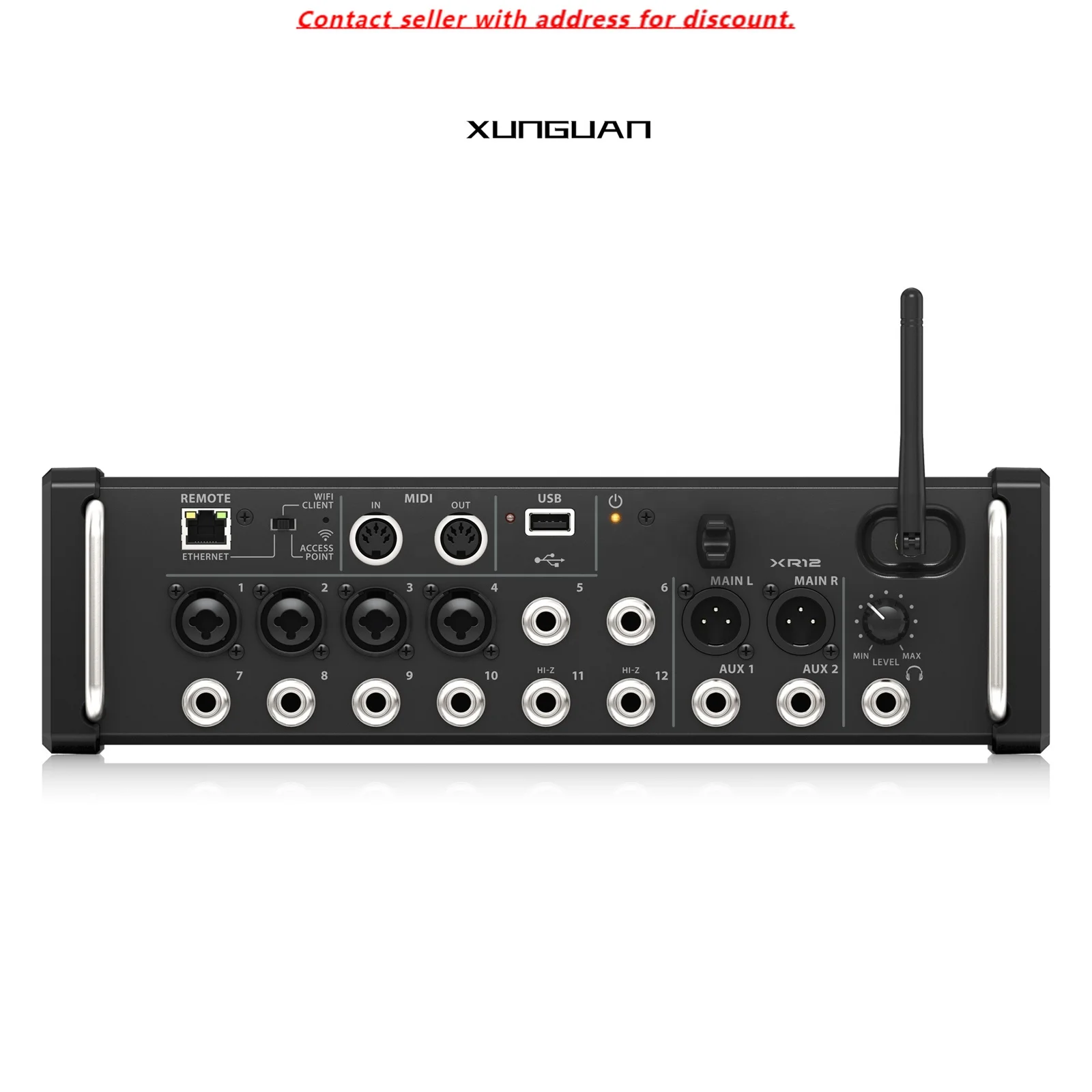 XR12 Hot Sales Professional 12 Input Portable/Rack-mountable Digital Audio Mixer For IPad And Android Tablets