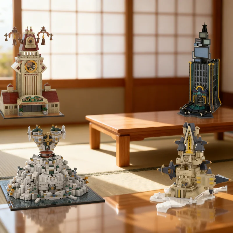 

Набор для сборки MOC Kingdom Hearts, 13677 деталей, архитектурная модель, конструктор, игрушка, подарок, креативный коллекционный предмет для демонстрации, премиум-класс, для взрослых