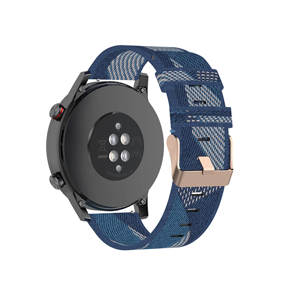 22มิลลิเมตรไนลอนถักสายนาฬิกาอุปกรณ์สำหรับ HUAWEI WATCH GT3 SE Watch STRAP