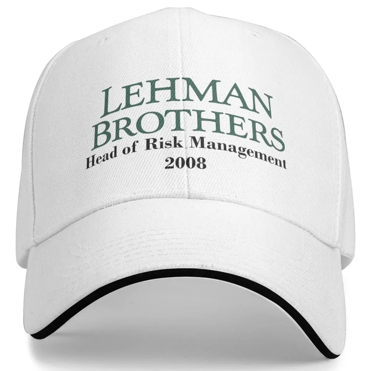 Lehman Brothers Risk Management Dept Casual Baseball Cap Spring Trucker Hat High Quality Hats Unisex Men y2k Retro Baseball Caps