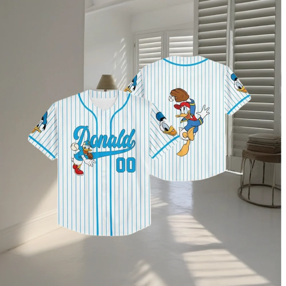 

Персонализированная бейсбольная футболка на Хэллоуин в стиле «Призрачный особняк» с Дональдом, Микки и друзьями, футболка на Хэллоуин, подарочная футболка Дисней на Хэллоуин