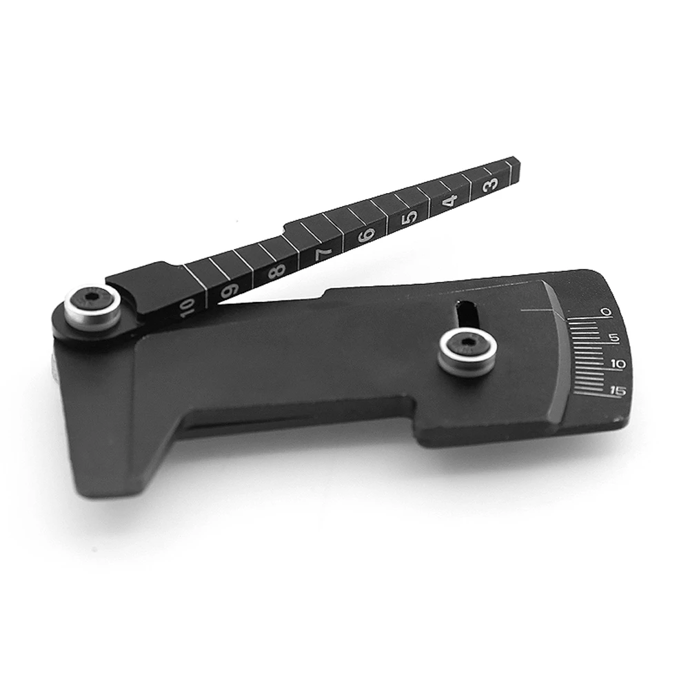 1 Pcs Metal Camber Gauge&Ride Height Gauge Tool/Ruler For Adjusting Height And Wheel Rim Camber RC Model Car HSP