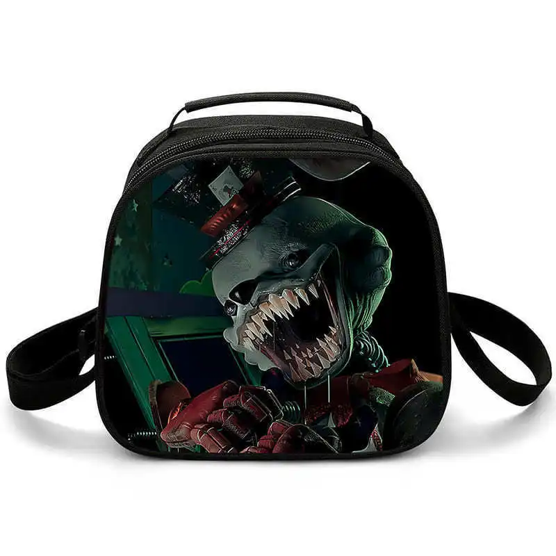 موضة Crossbody العثور على فرانكي نصف دائرة Lunchbox العزل الحراري الغذاء حقيبة الغداء ثلاثية الأبعاد مطبوعة معزول حقائب اليد أكياس الجليد